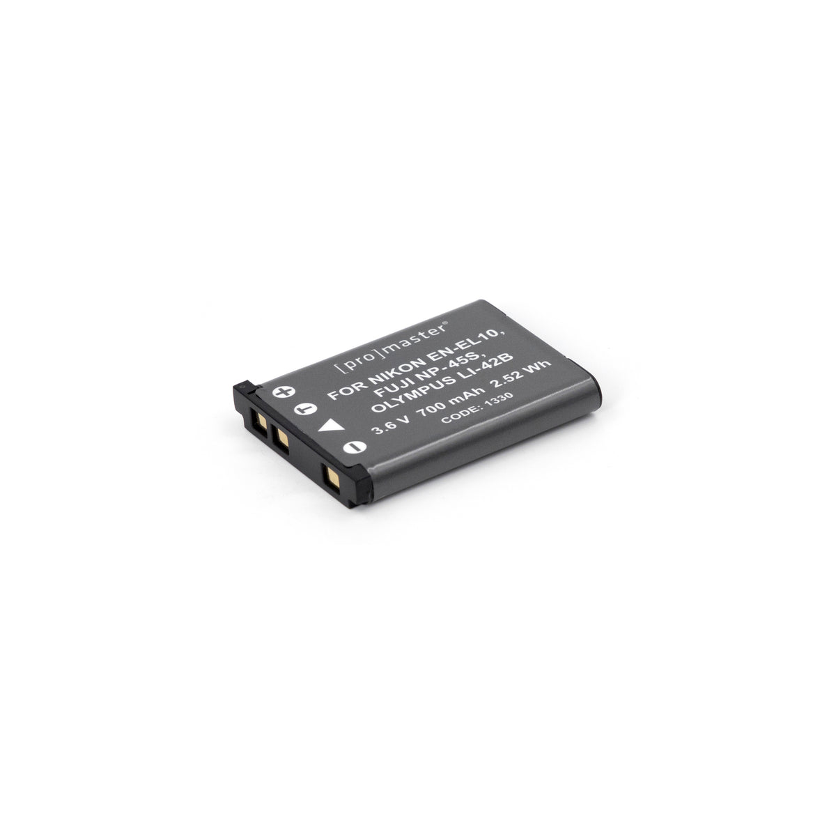 ProMaster Nikon EN-EL10, Fujifilm NP-45S, & Olympus LI-42B Replacement Battery (3.6V/700M)