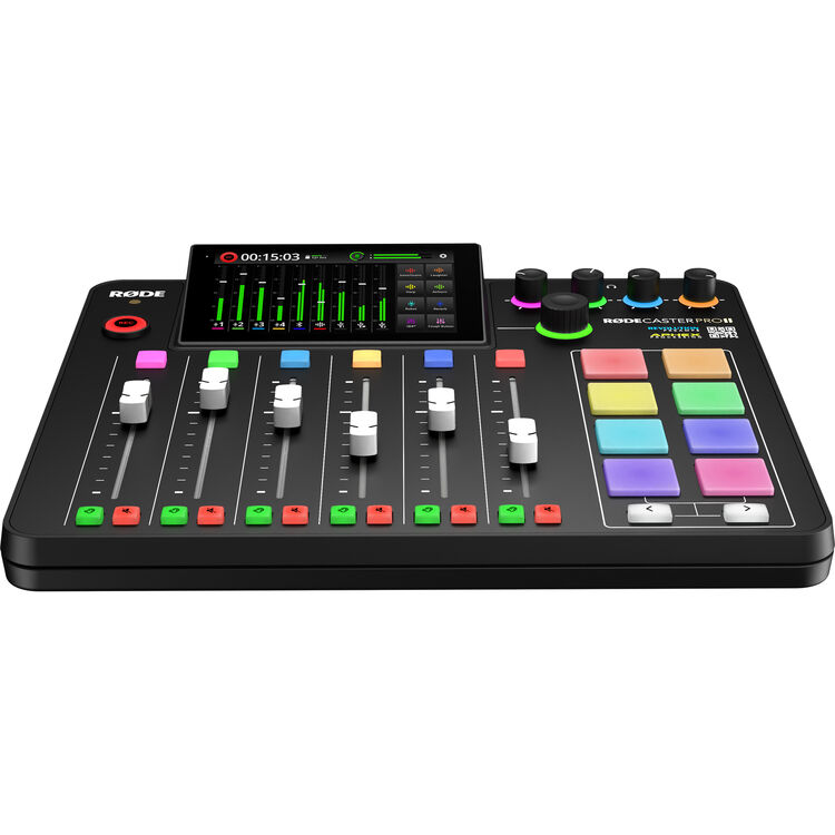 RODE RODECaster Pro II Integrated Audio Production Studio (Black)