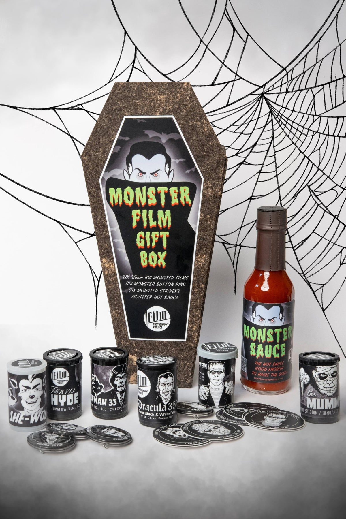 Film Photography Project Monster Film Gift Box (35mm Rolls, 24 Exp Each)