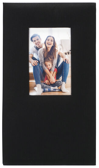 Malden International Designs Fabric Album 3-Up 4x6 Black