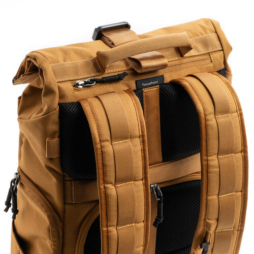 Think Tank Photo FocusPoint Rolltop Camera Backpack (Golden Hour, 22 L)