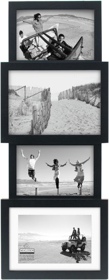 Malden 4 Openings 4x6 and 5x7 Black Panel