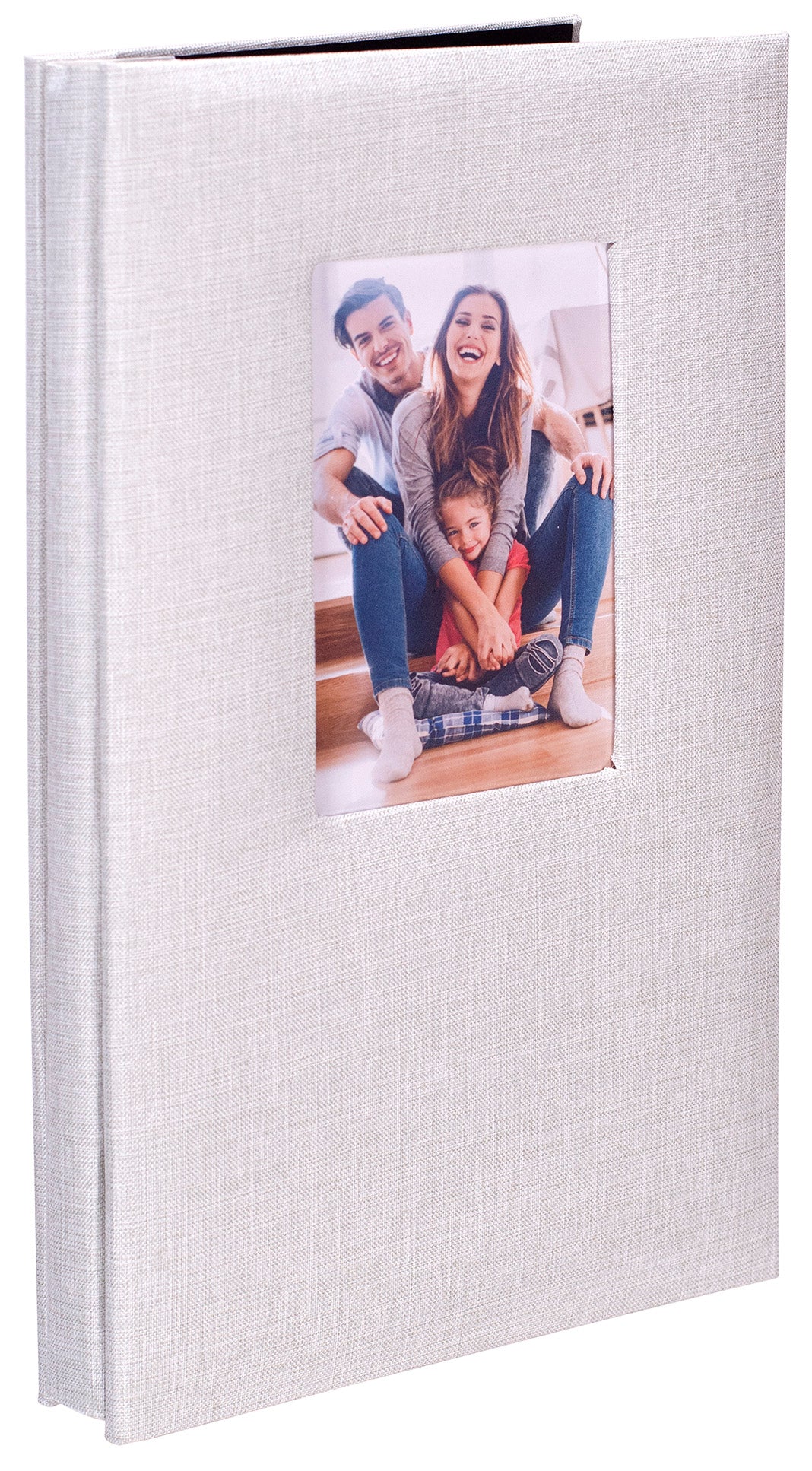 Malden3-Up 4x6 Fabric Covered Album - Gray