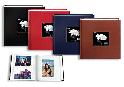 Pioneer Photo Albums Sewn Leatherette 200 Pocket Photo Album
