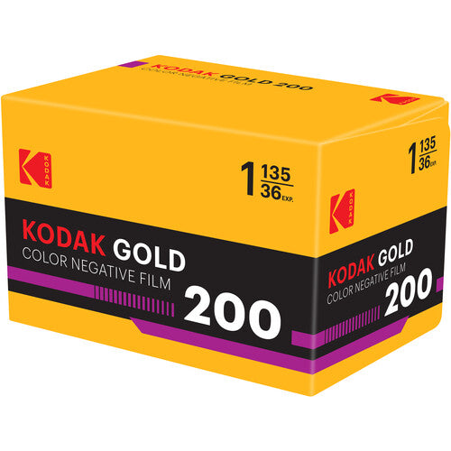 Kodak Eastman GOLD 200 Color Negative Film (35mm Roll Film, 36 Exposures)