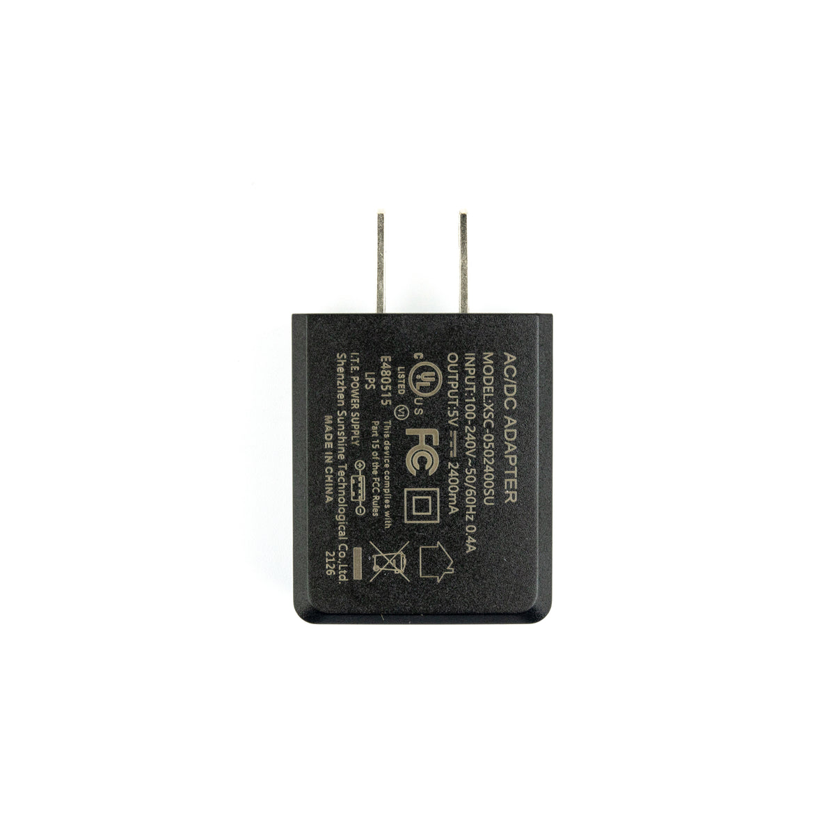 ProMaster USB-A Wall Outlet Power Block 5V 2.4A Output