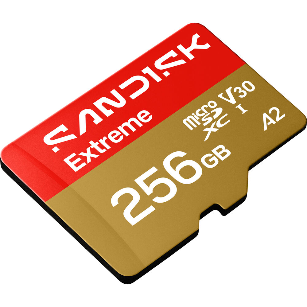 SanDisk 256GB Extreme UHS-I microSDXC Memory Card