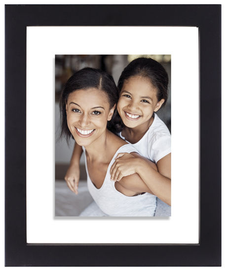 Malden Glass Floater 11x14/ 8x10 Black Frame