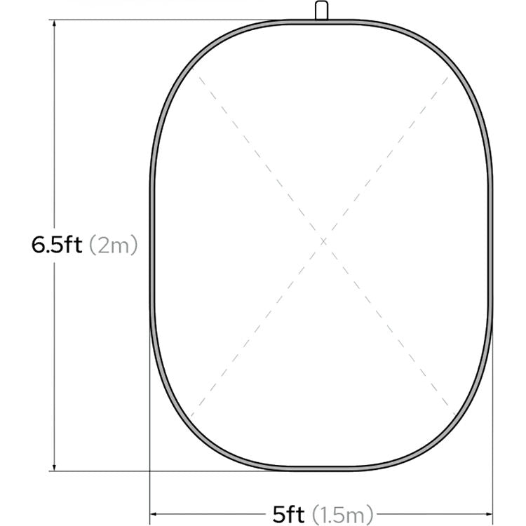 Godox 5 x 6' Collapsible Background (Brick Wall 2)