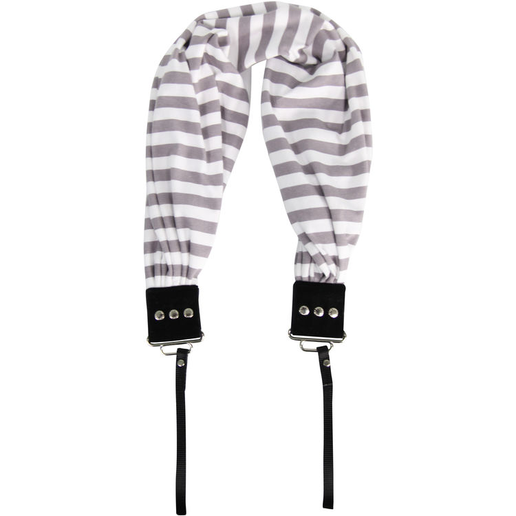 Capturing Couture Scarf Striped Gray