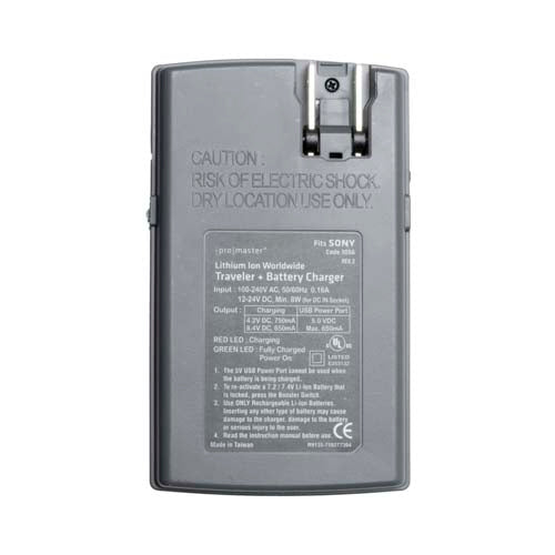 Promaster Traveler + Charger - Sony Point & Shoots